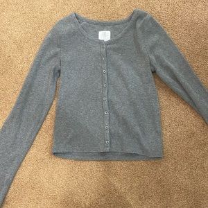 GAP Girls Long Sleeve Full Length Button Up